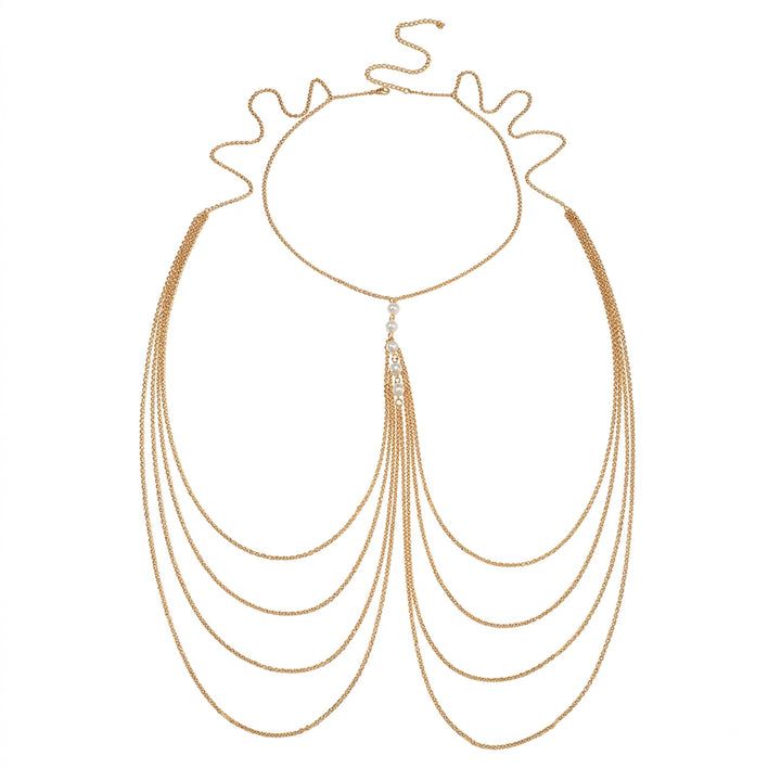 Gold-Tone Costume Body Chain