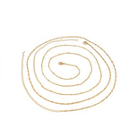 Gold-Tone Double-Layer Bead Waist Chain with iron details | BCN0836-01 | image 1