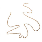Gold-Tone Prong-Set Zircon Waist Chain with synthetic zircon details | BCN0281-01 | image 1