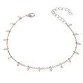 Beaded Charm Anklet with plastic and zinc alloy details | JL7427-03 | image 1