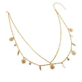 Gold-Tone Celestial Tassel Waist Chain with zinc-alloy details | BCN0248-01 | image 1