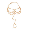 Faux Pearl Toe Anklet with zinc alloy details | JL7392-01 | image 1