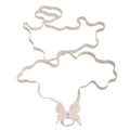 Pink Butterfly Wrap Anklet with elastic band details | JL7410-01 | image 1