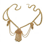 Gold-Tone Bohemian Shield Waist Chain with zinc-alloy details | BCN0252-02 | image 1