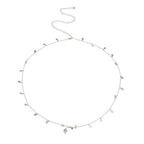 Silver-Tone Costume Body Chain with zinc-alloy details | BCN0207-01 | image 1