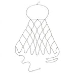 Silver-Tone Mesh Costume Body Chain with zinc-alloy details | BCN0200-01 | image 1