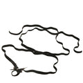 Black Butterfly Wrap Anklet with elastic band details | JL7406-01 | image 1