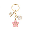 Pink and white cherry blossom keychain | KCA070-07 | image 1