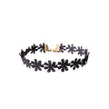 Black Lace Blossom Choker with lace | N3420 | image 1