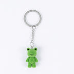 Mini green frog plush keychain and bag charm | KCA069-01 | image 1