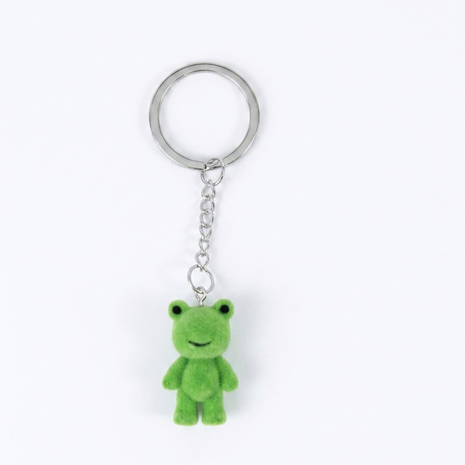Mini green frog plush keychain and bag charm | KCA069-01 | image 1
