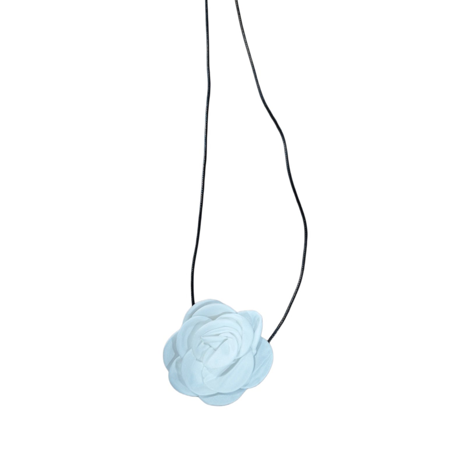Camellia Fabric Necklace with polyester fabric | NA933-05 | image 1