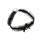 Black Lace Bow Bell Choker with polyester fabric | NA873-01 | image 1