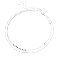 Silver-Tone Sequin Bead Waist Chain Set with stainless-steel details | BCN0826-01 | image 1