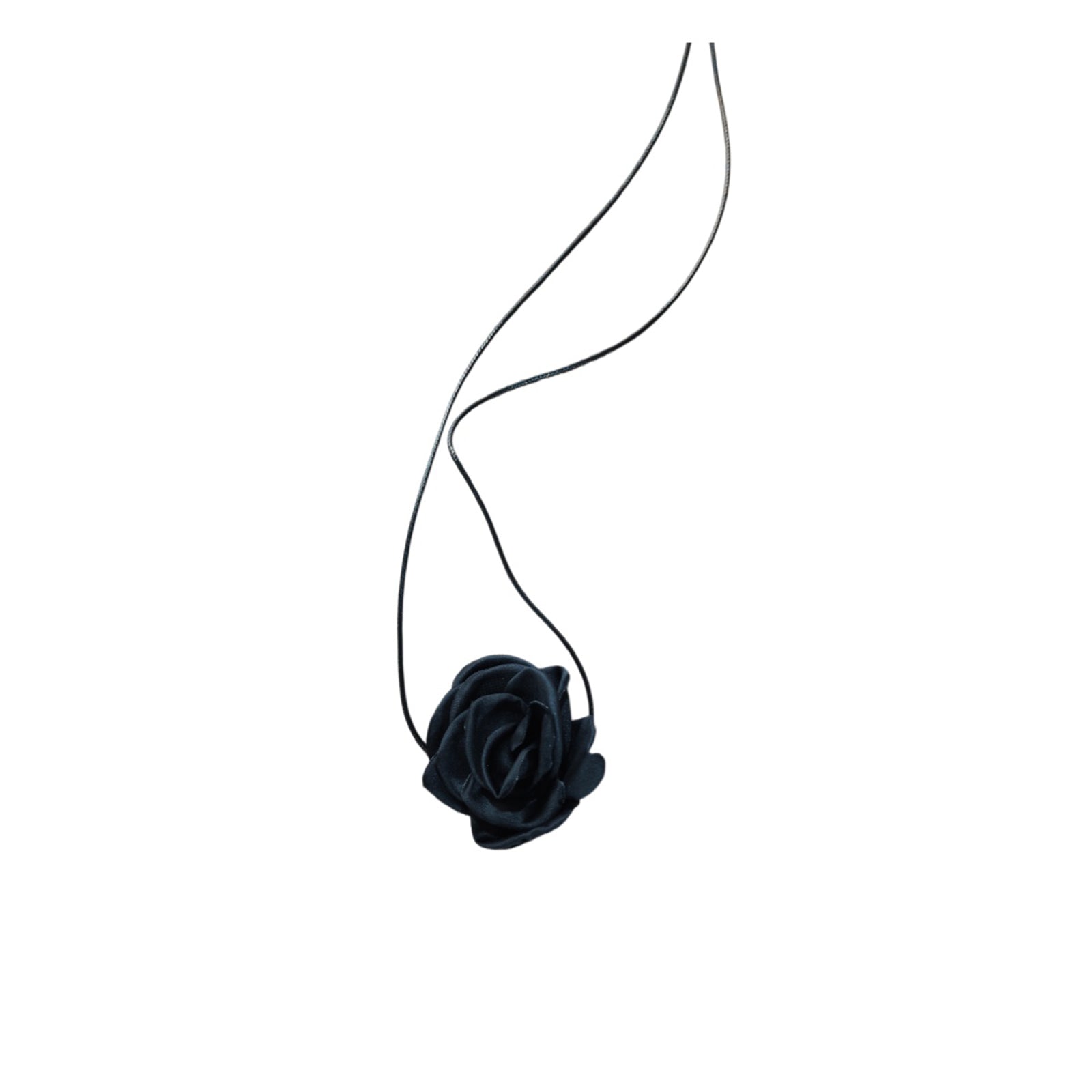 Camellia Fabric Necklace with polyester fabric | NA933-03 | image 1