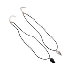 Magnetic Heart Couple Necklace Set with magnetic closures | NA445-02 | image 1