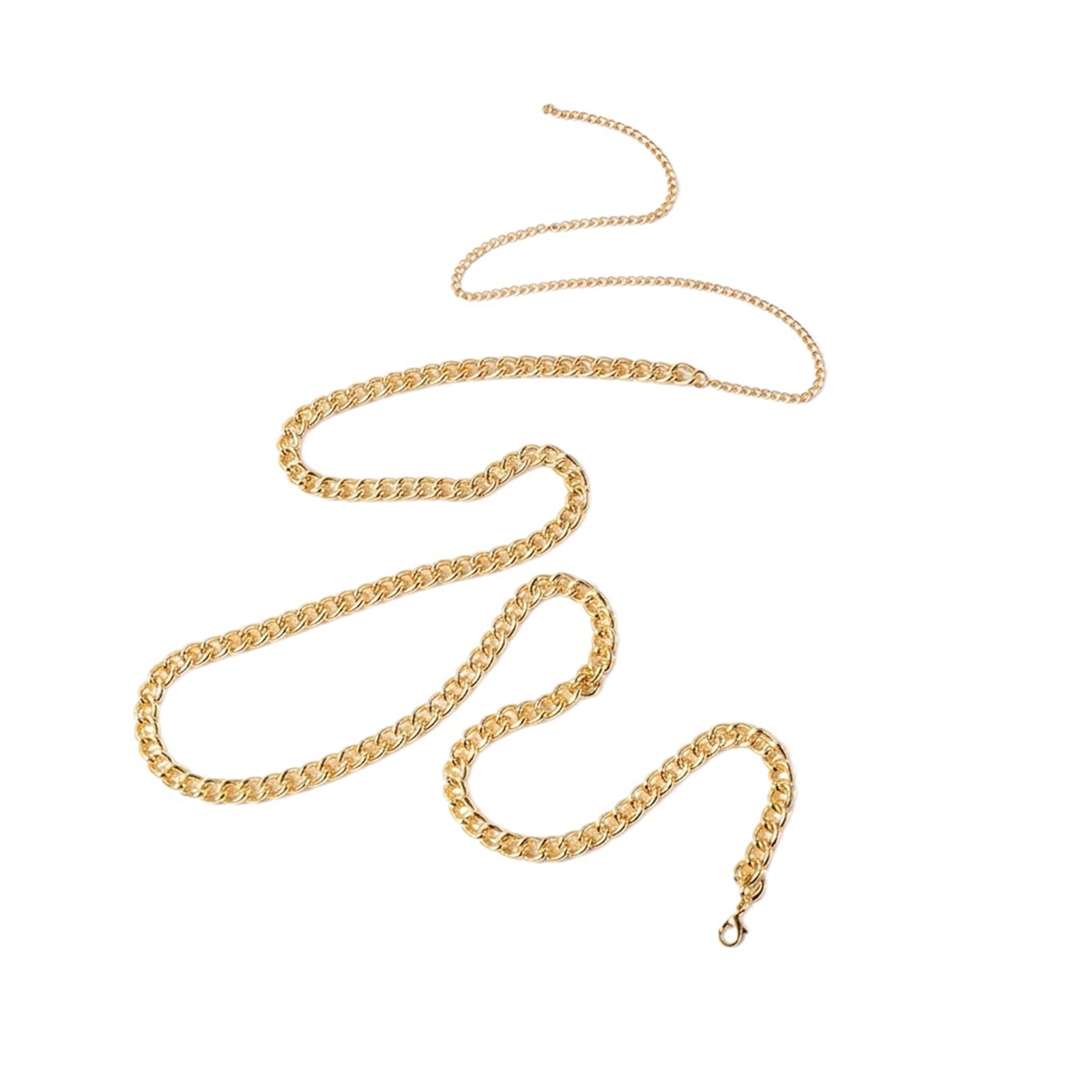 Gold-Tone Chunky Chain Waist Chain with zinc-alloy details | BCN0284-02 | image 1