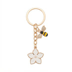 White Cherry Blossom Bee
