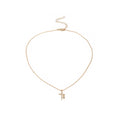 Gold-Tone Cross Pendant Necklace with zinc-alloy hardware | NA604-01 | image 1