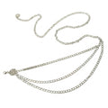 Silver-Tone Shield Chain Waist Chain with zinc-alloy details | BCN0234-02 | image 1