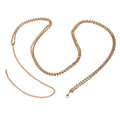 Gold-Tone Double-Layer Zircon Waist Chain with zinc-alloy details | BCN0282-01 | image 1