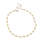 Daisy Chain Necklace with iron hardware | NA900-01 | image 1