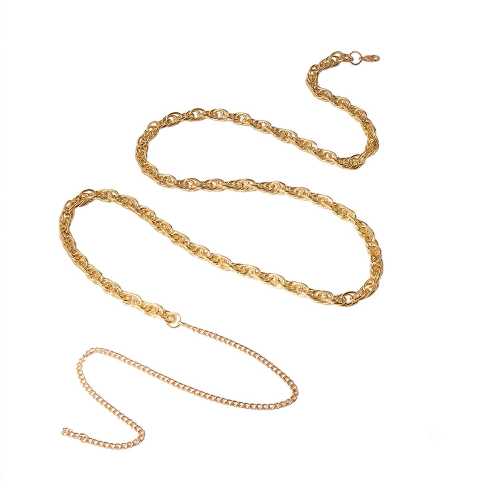 Gold-Tone Classic Chain Waist Chain with zinc-alloy details | BCN0291-01 | image 1