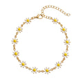 Daisy Enamel Anklet with copper alloy details | JL7421-01 | image 1