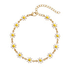 Daisy Enamel Anklet with copper alloy details | JL7421-01 | image 1
