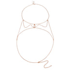 Gold-Tone Costume Body Chain with zinc-alloy details | BCN0205-01 | image 1