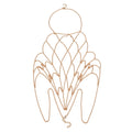 Gold-Tone Mesh Costume Body Chain with zinc-alloy details | BCN0200-02 | image 1