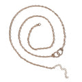 Silver-Tone Handcuff Body Chain with zinc-alloy details | BCN0283-01 | image 1
