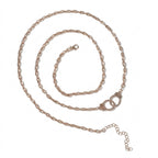 Silver-Tone Handcuff Body Chain with zinc-alloy details | BCN0283-01 | image 1