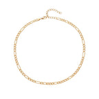 Gold-Tone Layered Chain Necklace with zinc-alloy hardware | NA465-01 | image 1