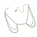 Silver-Tone Chunky Tassel Waist Chain with zinc-alloy details | BCN0239-02 | image 1