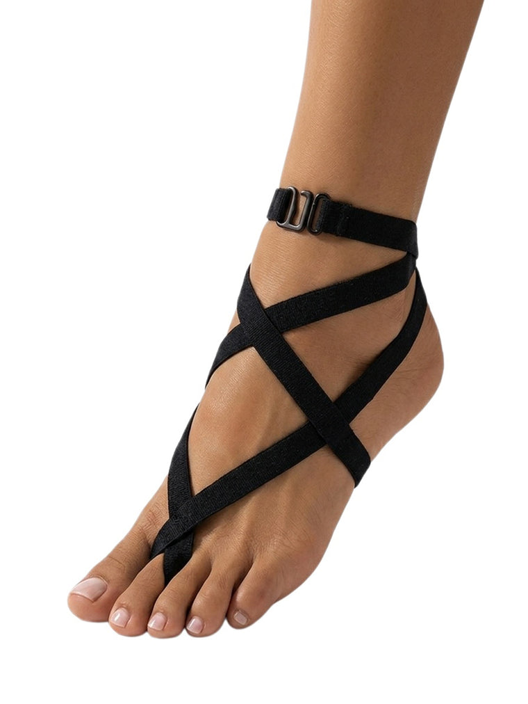 Elastic Wrap Anklet with elastic band details | JL7419-02 | image 2