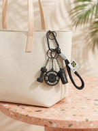 Mini barbell keychain with fitness theme | KCA085-09 | image 2