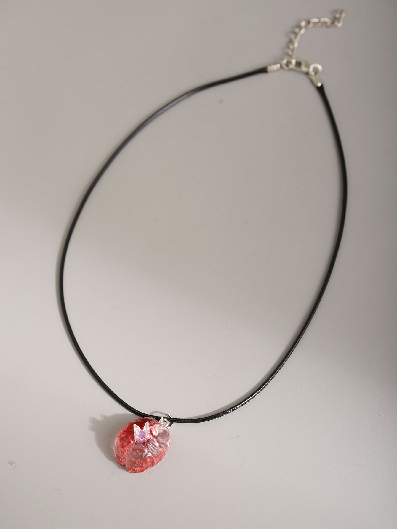 Halloween Brain Butterfly Necklace with plastic components | NA734-01 | image 3