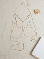 Gold-Tone Costume Body Chain with zinc-alloy details | BCN0201-01 | image 3
