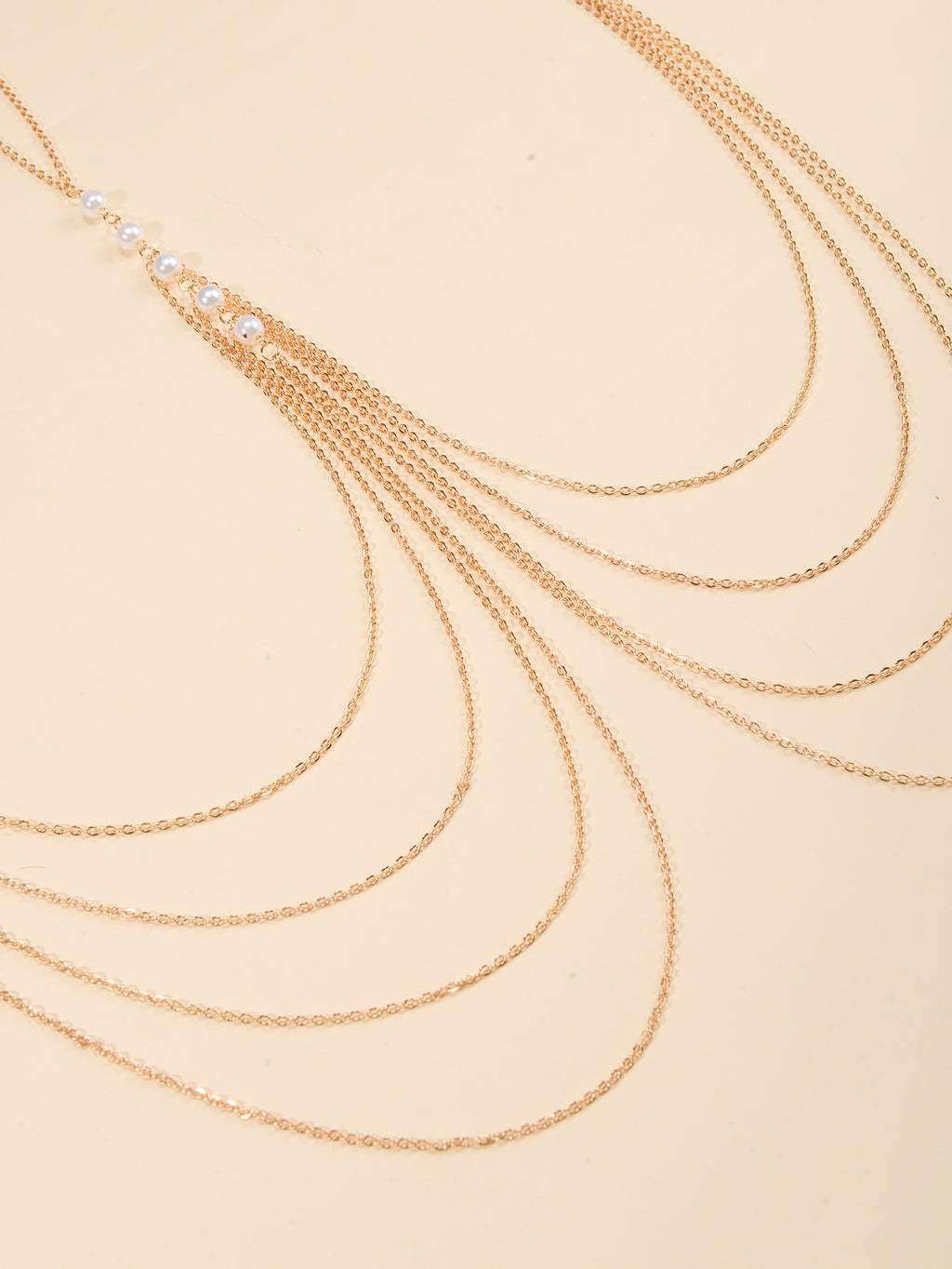 Gold-Tone Costume Body Chain with zinc-alloy details | BCN0203-01 | image 3