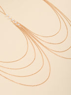 Gold-Tone Costume Body Chain with zinc-alloy details | BCN0203-01 | image 3