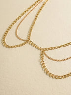 Gold-Tone Chunky Tassel Waist Chain with zinc-alloy details | BCN0239-01 | image 3