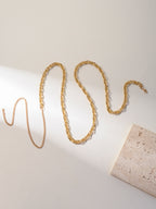 Gold-Tone Classic Chain Waist Chain with zinc-alloy details | BCN0291-01 | image 3