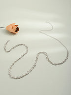 Silver-Tone Pearl Double-Layer Waist Chain with zinc-alloy details | BCN0242-02 | image 3