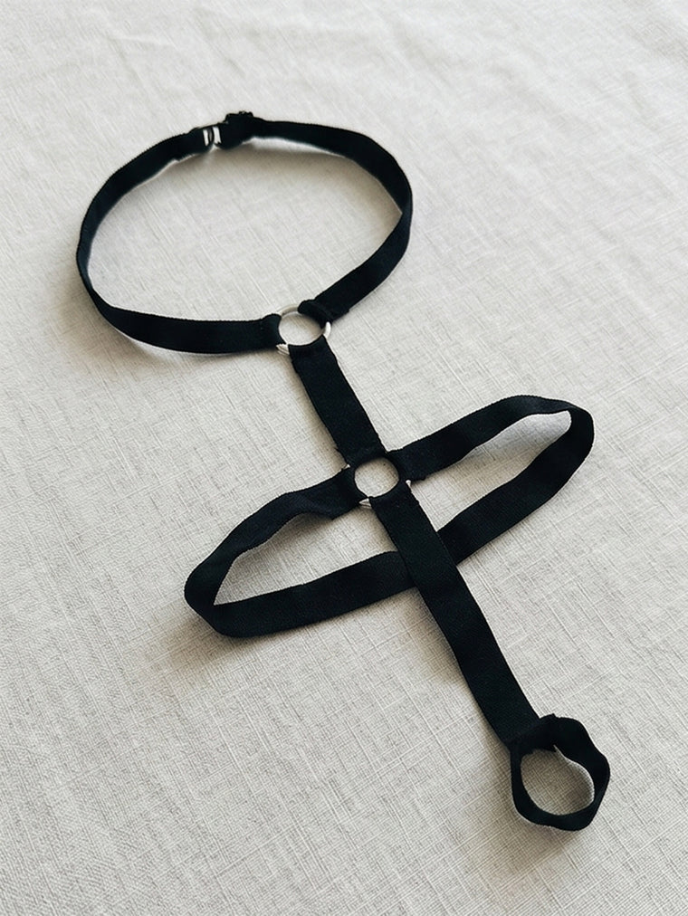 Elastic Wrap Anklet with elastic band details | JL7419-01 | image 3