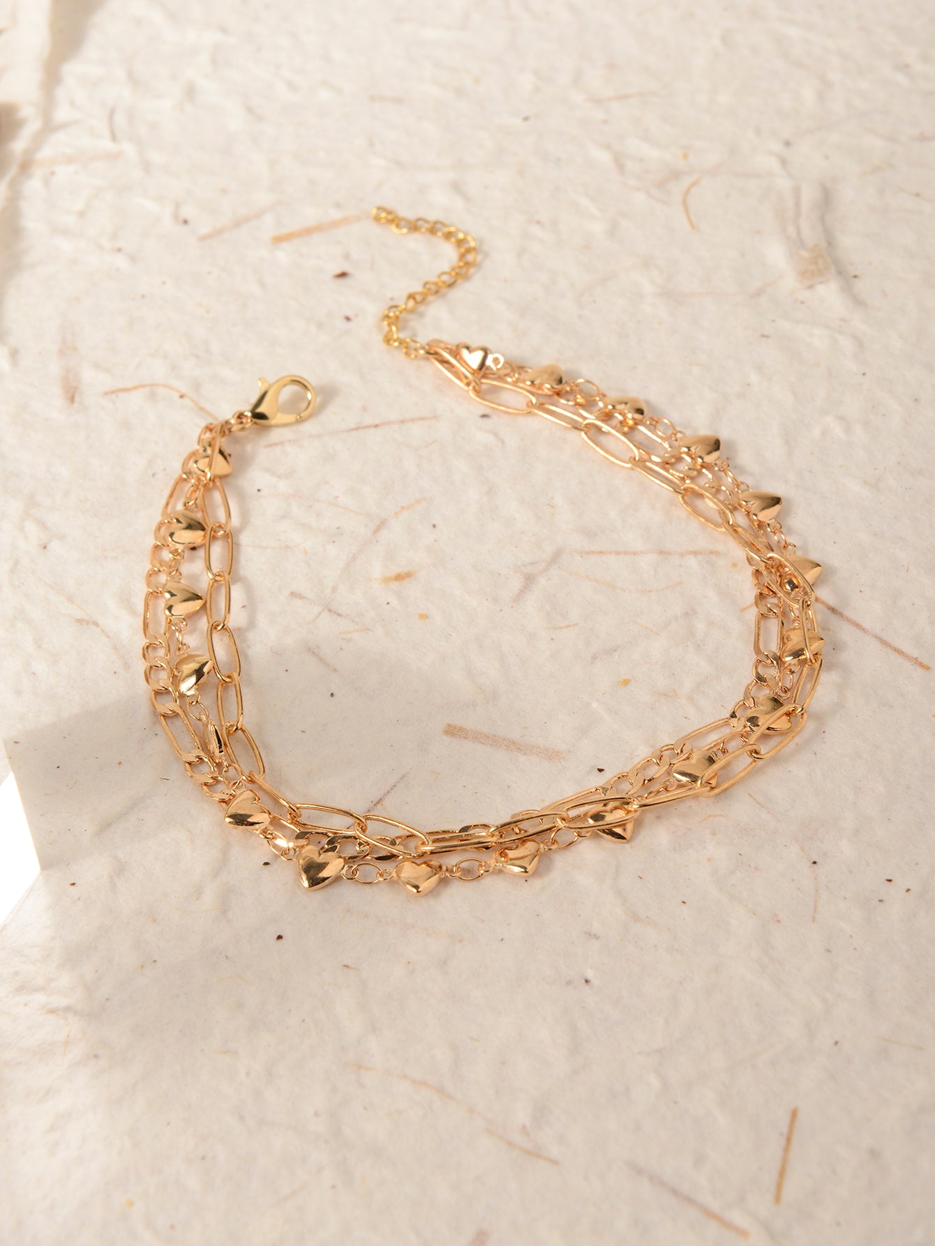 Minimalist Chain Anklet with zinc alloy details | JL7384-01 | image 3