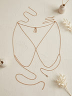 Gold-Tone Costume Body Chain with zinc-alloy details | BCN0205-01 | image 3