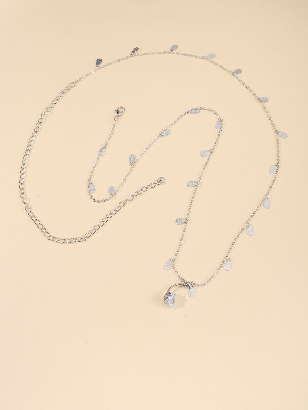 Silver-Tone Costume Body Chain with zinc-alloy details | BCN0207-01 | image 3