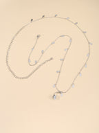 Silver-Tone Costume Body Chain with zinc-alloy details | BCN0207-01 | image 3
