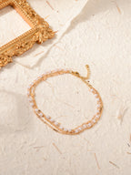 Triple-Layer Chain Anklet with zinc alloy details | JL7381-01 | image 3